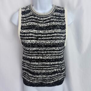 Alice+Olivia Reva Textured Stitch Top Size Small